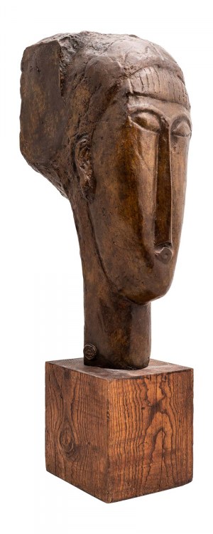 Amedeo Modigliani (1884 - 1920), Głowa młodej dziewczyny z grzywką, 1911-1912 (odlew pośmiertny, 1998)