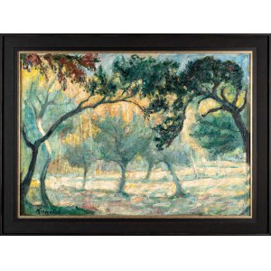 Roman Kramsztyk (1885 - 1942), Landscape (Fruit Orchard), before 1913