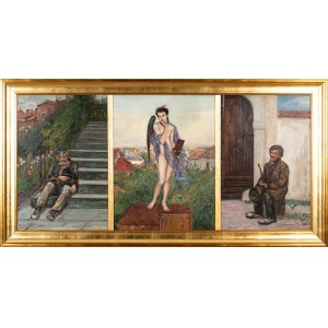 Wlastimil Hofman (1881-1970), Triptych, 1921