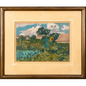 Stanislaw Tchaikovsky (1878 - 1954), Sunflowers, 1911
