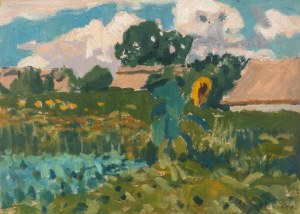 Stanislaw Tchaikovsky (1878 - 1954), Sunflowers, 1911