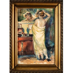 Theodore Grott (1884 - 1972), Before the mirror