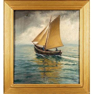 Soter Jaxa-Malachowski (1867 - 1952), Seascape, 1921