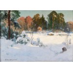 Viktor Korecki (1890 - 1980), Winterliche Waldlandschaft