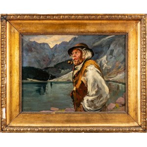 Stanislaw Gorski (1887 - 1955), Highlander over the Morskie Oko Lake