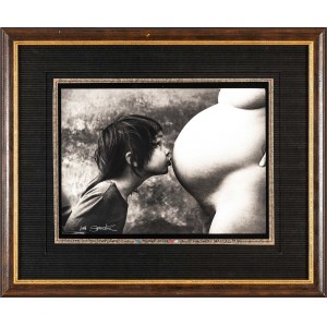 Jan Saudek (geb. 1935), Der erste Kuss des jüngeren Bruders