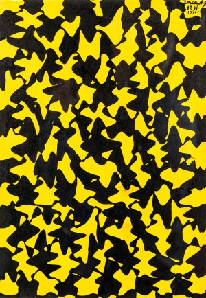Jacenty Wójcik (1940 - 2018), Kompozycja żółta, 1976