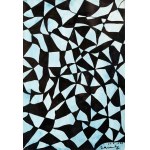 Jacenty Wojcik (1940 - 2018), Blue Composition, 1976