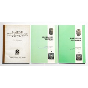 Numizmatyka Poznańska - zestaw 3 czasopism.