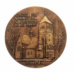 Polska, medal, Kasinka Mała, Archidiecezja Krakowska, 1986.