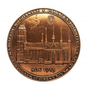 Polska, medal, Poświęcenie Kaplicy Kapłańskiej w Katedrze, Gdańsk 1965