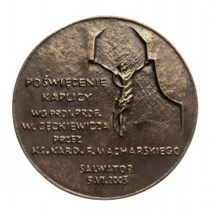 Polska, medal, Poświęcenie Kaplicy, Salwator, Kraków 2003.