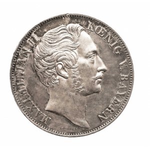 Niemcy, Bawaria, Maksymilian II, 2 guldeny maryjne 1855, Monachium