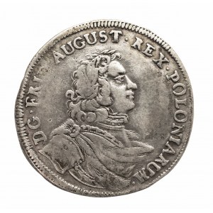 Polska, August II Mocny, 1/3 talara 1705 ILH, Drezno - bardzo rzadkie