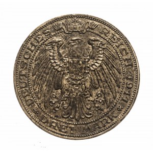 Niemcy, Cesarstwo Niemieckie, Prusy, 3 marki 1911 A - 100-lecie Uniwersytetu Wrocławskiego, Berlin