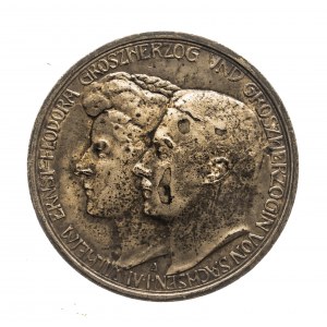 Niemcy, Cesarstwo Niemieckie, Saksonia-Weimar-Eisenach, 3 marki 1910 A - drugie wesele