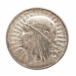 Polska, II Rzeczpospolita (1918-1939), 10 złotych 1932, Głowa kobiety, Warszawa