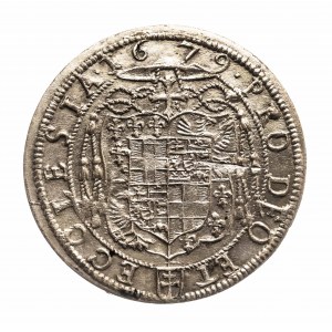 Śląsk, księstwo nyskie biskupów wrocławskich - Fryderyk Heski 1671-1682, 6 krajcarów 1679, Nysa