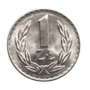 Polska, PRL, 1 złoty 1949, aluminium, Warszawa