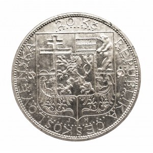 Czechosłowacja, 20 koron 1937, Śmierć Prezydenta Masaryka