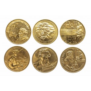 Polska, Rzeczpospolita od 1989 roku, zestaw monet 2 złote Golden Nordic 1997-1999