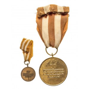 Medal Zwycięstwa i Wolności 1945 + miniaturka