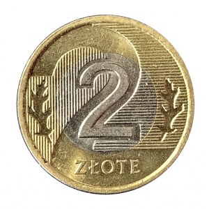 Polska, Rzeczpospolita od 1989 roku, 2 złote 1994, Warszawa