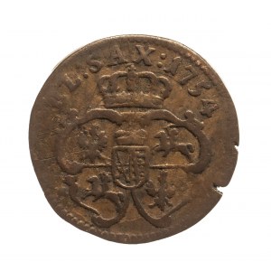 Polska, August III Sas, szeląg 1754