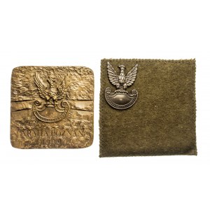 Medal Armia Poznań 1939 + orzełek LWP