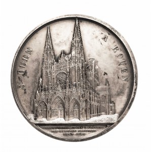 Francúzsko, medaila, Veľký portál katedrály v Rouene.