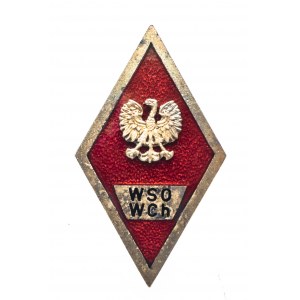 Odznaka Wyższa Szkoła Oficerska Wojsk Chemicznych.