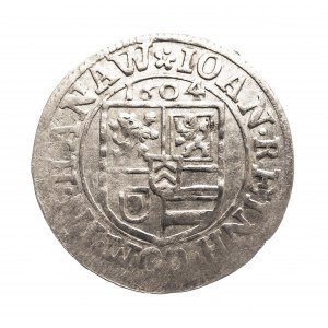 Nemecko, Hanau-Lichtenberg, 3 krajcars 1604 (1)
