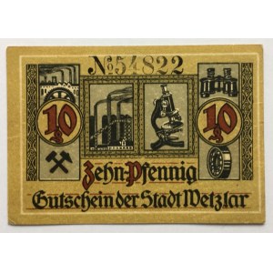 Allemagne, ensemble de deux bons de 1920.