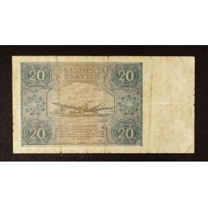Polsko, PRL, 20 zlotých 15.05.1946. Série D