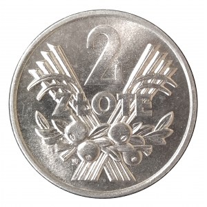 Polska, PRL, 2 złote 1970 Kłosy, Warszawa