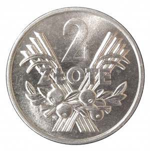 Poland, People's Republic of Poland, 2 zloty 1970 Spikes, Warsaw
