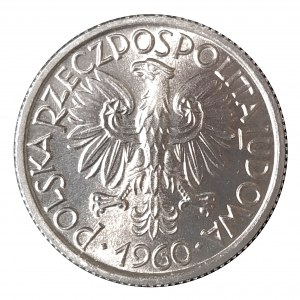 Poland, People's Republic of Poland, 2 zloty 1960 Spikes, Warsaw