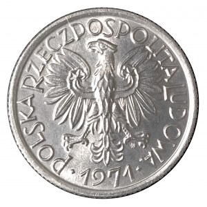 Poland, People's Republic of Poland, 2 zloty 1971 Spikes, Warsaw
