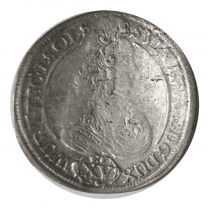 Silésie, Duché de Wurtemberg-Olesnica, Sylvius Frederick, XV krajcarów 1694, Olesnica (2)