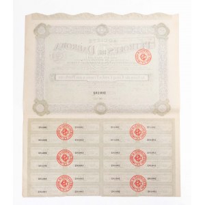 Polska, II Rzeczpospolita, Akcja Dąbrowa Kopalnia Ropy Drohobycz (Societe Petroles de Dabrowa) 1922