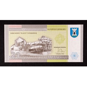 Poland, Pleszew, 21 Pleszew crowns. Greater Poland Uprising, 2021 - collector's bill.