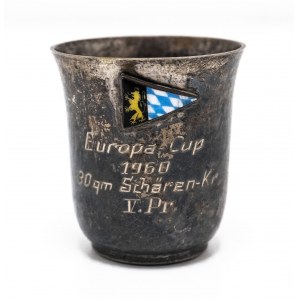Srebrny kieliszek Bawarski Klub Jachtowy, Europa Cup 1960, próba 835