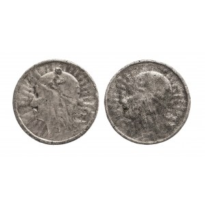 Poland, Second Republic, Head of a Woman, set of 2 gold Warsaw 1932 and 1934 - period forgery