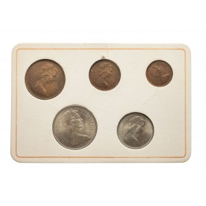 Wielka Brytania, zestaw monet Britain's First Decimal Coins 15.02.1971