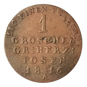 Großherzogtum Posen, 1 Groschen 1816 A, Berlin