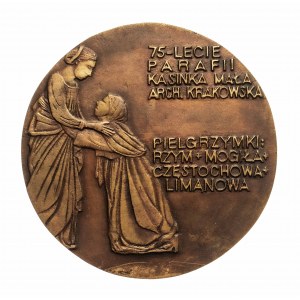 Polsko, medaile, Kasinka Mała, Krakovská arcidiecéze, 1986