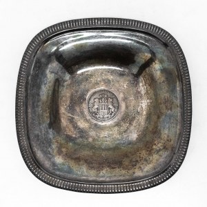 Silbermünztablett Deutschland, 3 Mark 1911 J, Hamburg