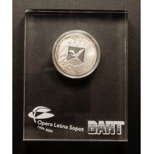 Polska, 100 guldenów sopockich, 100 lat Opery Leśnej Sopot 2009