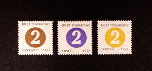 Súbor nákladných lístkov na cukor: jún, júl a august 1977