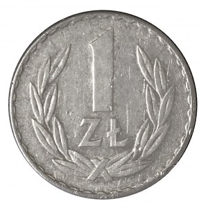 Polsko, PRL, 1 zlotý 1957, Varšava